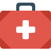 Ícono de botiquín rojo